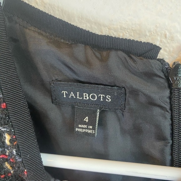 TALBOTS Tweed Wool Blend Dress - Picture 5 of 15